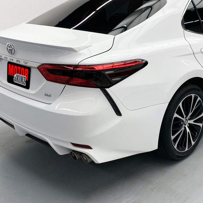 SlickMod PreCut Vinyl Smoke Tint for 2018-2022 Toyota Camry Tail Light (4. Turn Signal & Reverse, 20% Dark Smoke), TOY-CAM-1822-TL - Image 3